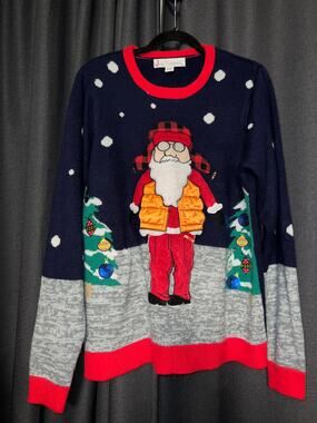 Ugly Christmas Sweater Xmas Size XL